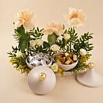 Chocolates And Flowers Gift Arrangement