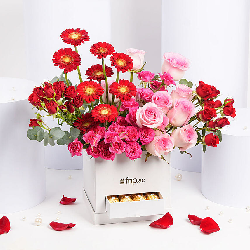 Love Blooms with Chocolates: توصيل هدايا سنغافورة