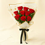 Valentine's Day 9 Roses Bouquet