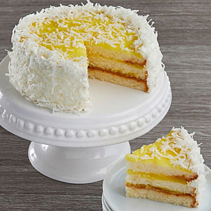 Lemon Coconut Cake: 