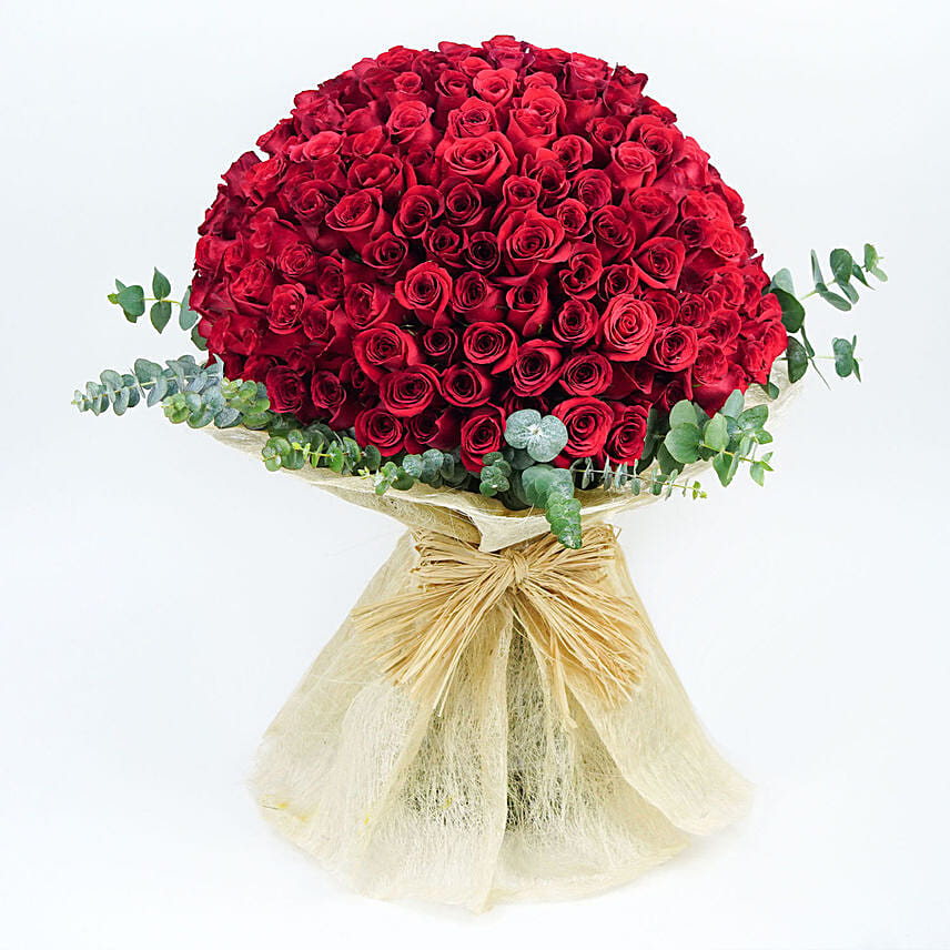 Oversized Red Roses Bouquet
