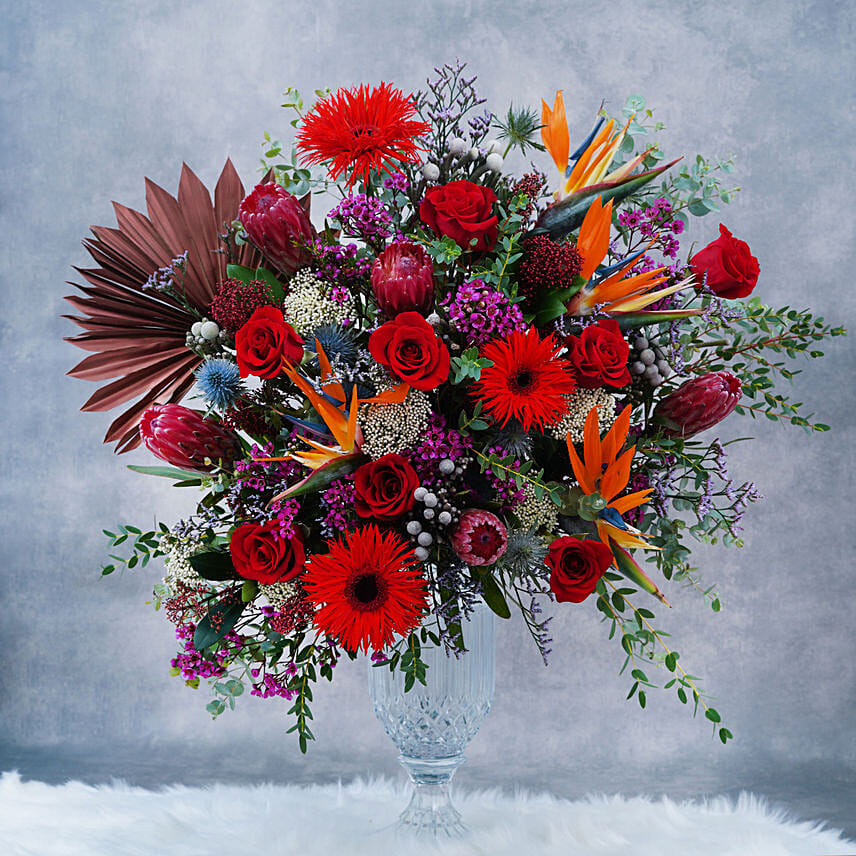 Dark Intense Colour Flower Bouquet